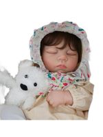 Bebe Reborn Menina De Silicone De Vinil Macio Realista 55cm Veias Visíveis