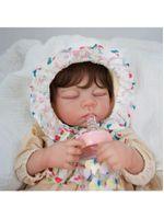 Bebe Reborn Menina De Silicone De Vinil Macio Realista 55cm Veias Visíveis