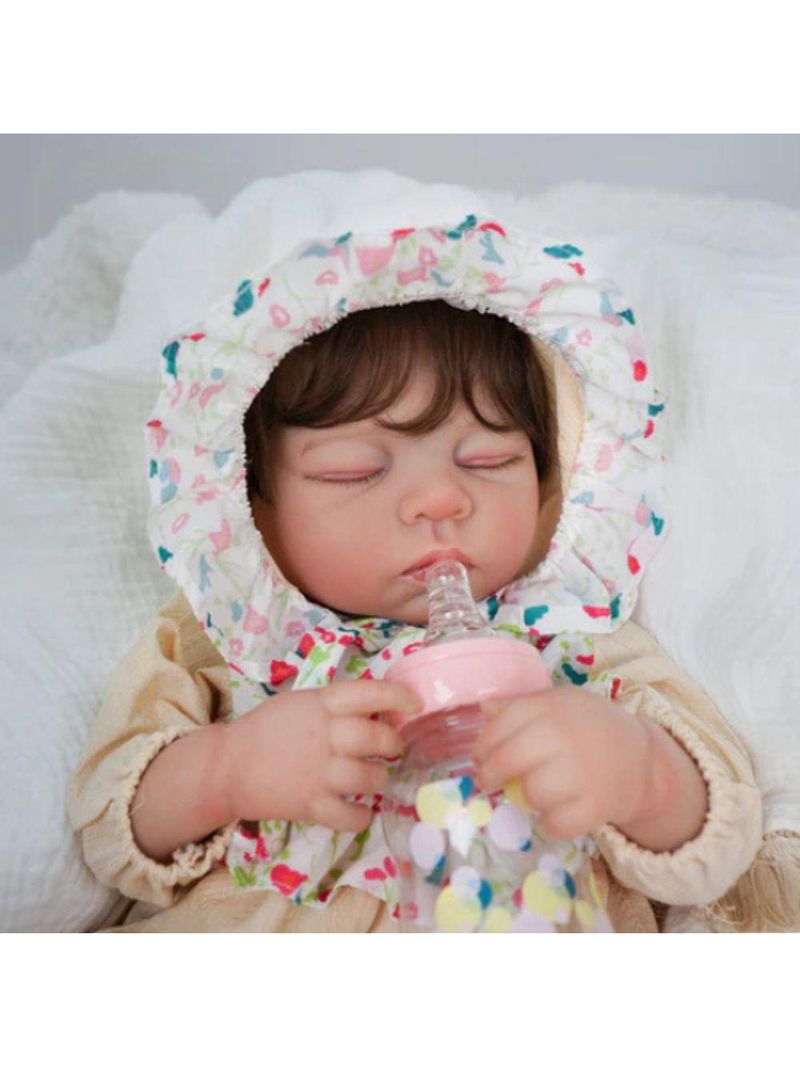 Bebe Reborn Menina De Silicone De Vinil Macio Realista 55cm Veias Visíveis