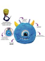 Pelúcia Bola Inflável Azul Infantil Com Bomba Inclusa