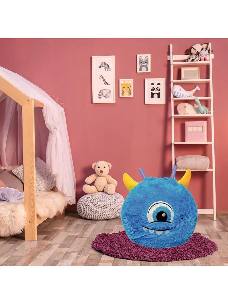 Pelúcia Bola Inflável Azul Infantil Com Bomba Inclusa