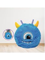 Pelúcia Bola Inflável Azul Infantil Com Bomba Inclusa