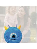 Pelúcia Bola Inflável Azul Infantil Com Bomba Inclusa