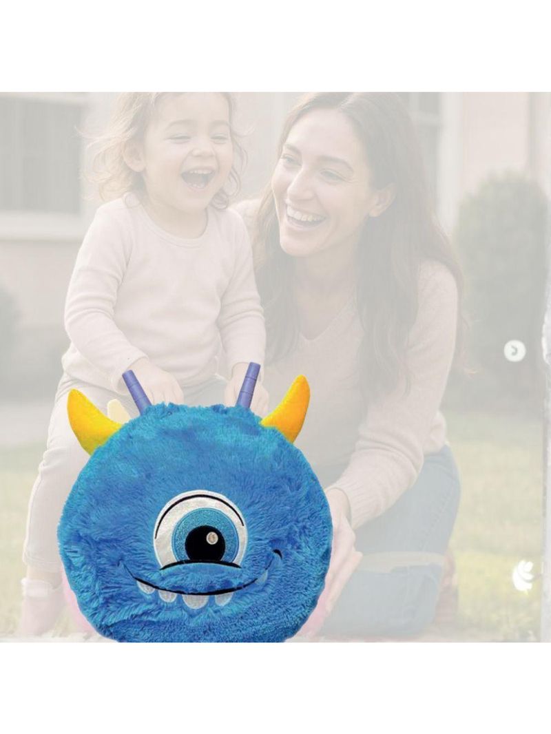 Pelúcia Bola Inflável Azul Infantil Com Bomba Inclusa