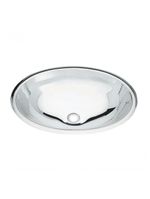 Cuba Para Lavabo Oval Tramontina Em Aço Inox Alto Brilho 36x26cm