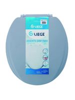 Assento Sanitário Soprado Cinza Liege