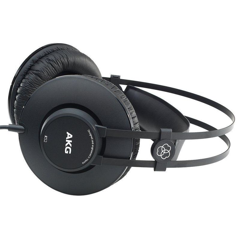 Akg Fone K52 Headphone Preto Sistema Fechado