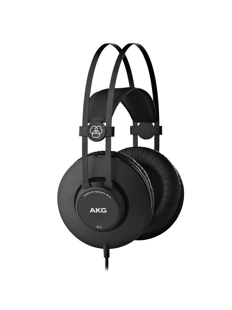 Akg Fone K52 Headphone Preto Sistema Fechado