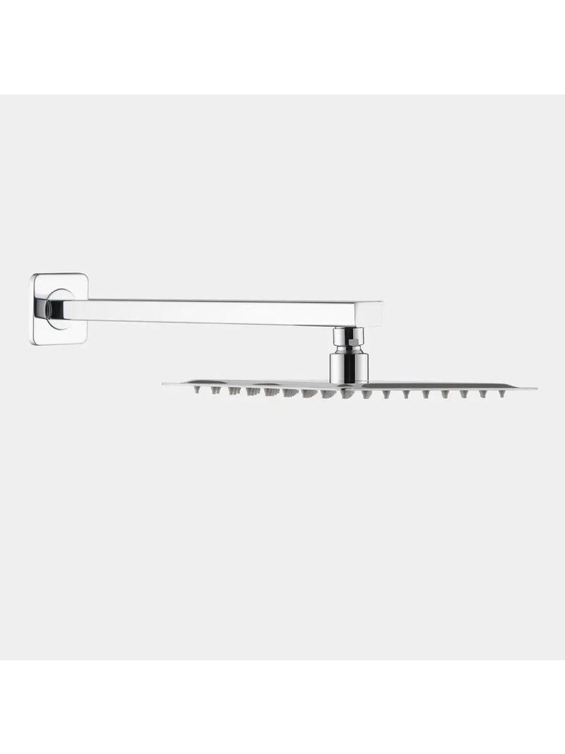 Ducha Chuveiro Cromado Luxo Metal 20x20 Solar Gás Inox