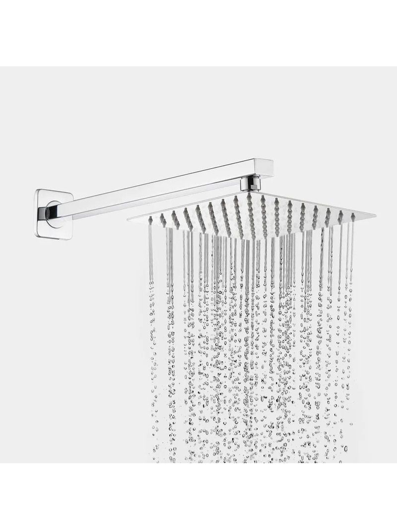 Ducha Chuveiro Cromado Luxo Metal 20x20 Solar Gás Inox