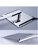 Ducha Chuveiro Cromado Luxo Metal 20x20 Solar Gás Inox