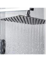 Ducha Chuveiro Cromado Luxo Metal 20x20 Solar Gás Inox