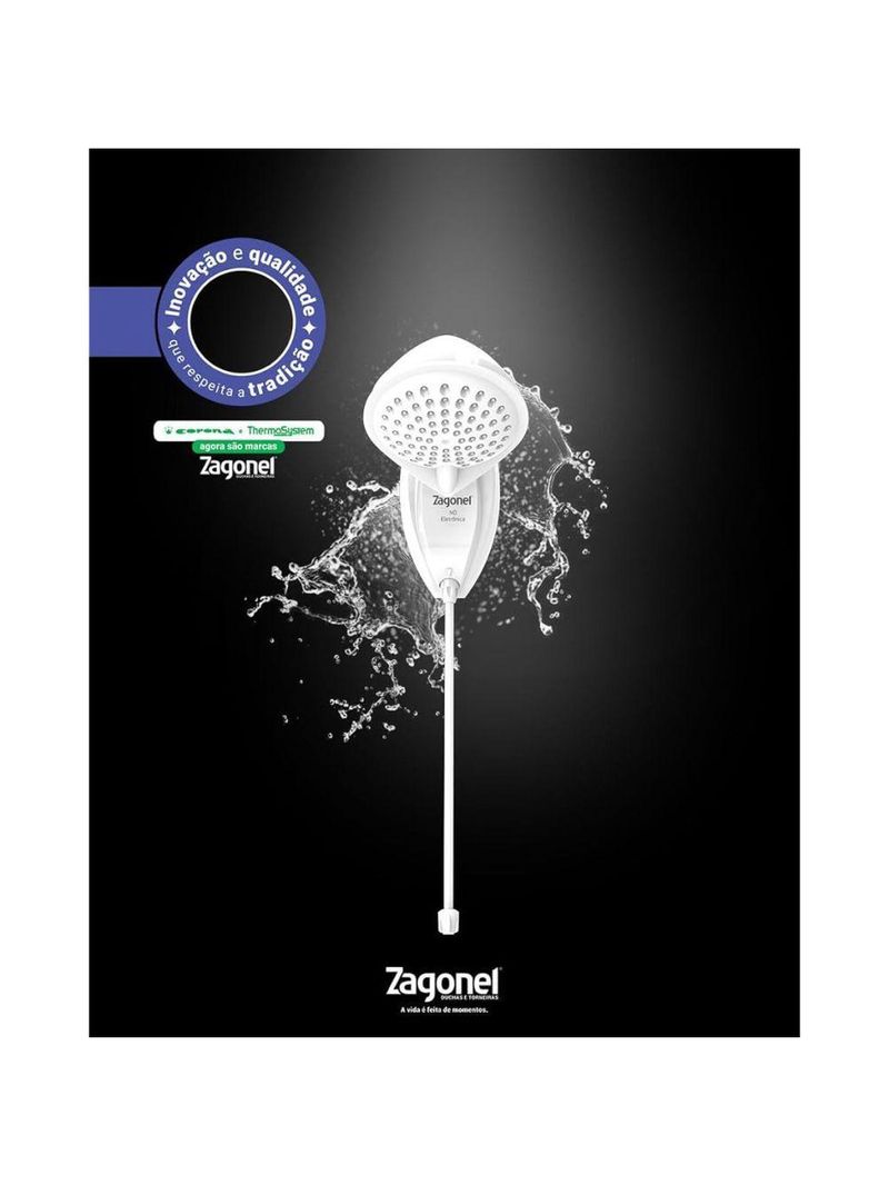 Zagonel Ducha Eletrônica Nd 7700w 220v Branco