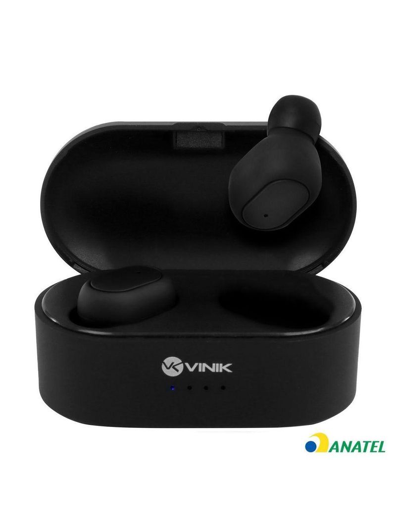 Fone De Ouvido Bluetooth Dots W1 Tws Preto