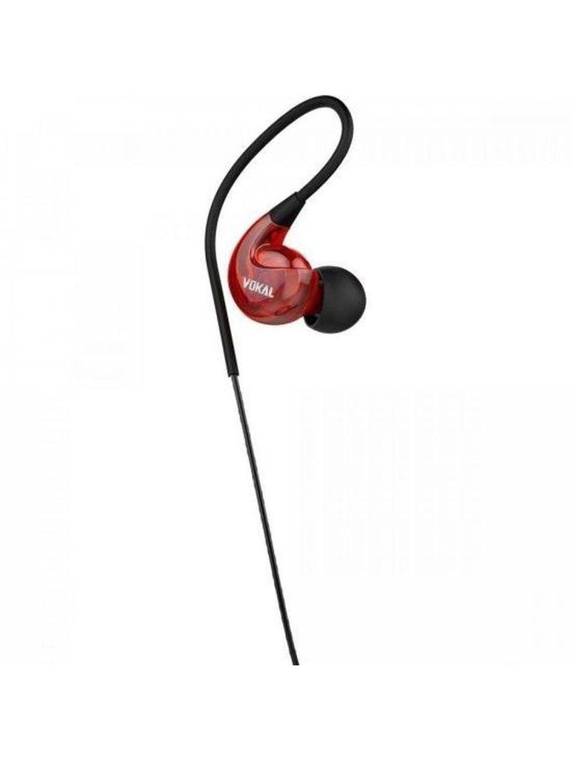 Fone De Ouvido Vokal E40 In Ear Vermelho