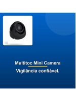 Multitoc Mini Camera Dome Ccd P&b