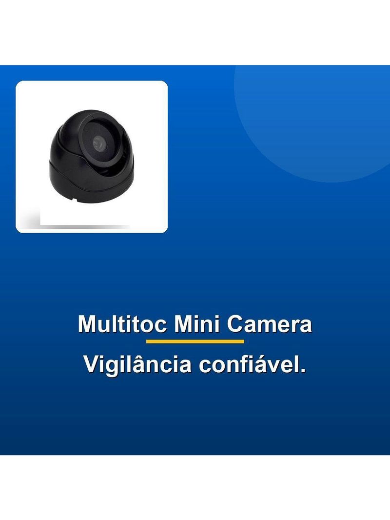 Multitoc Mini Camera Dome Ccd P&b