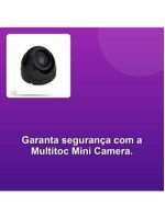 Multitoc Mini Camera Dome Ccd P&b