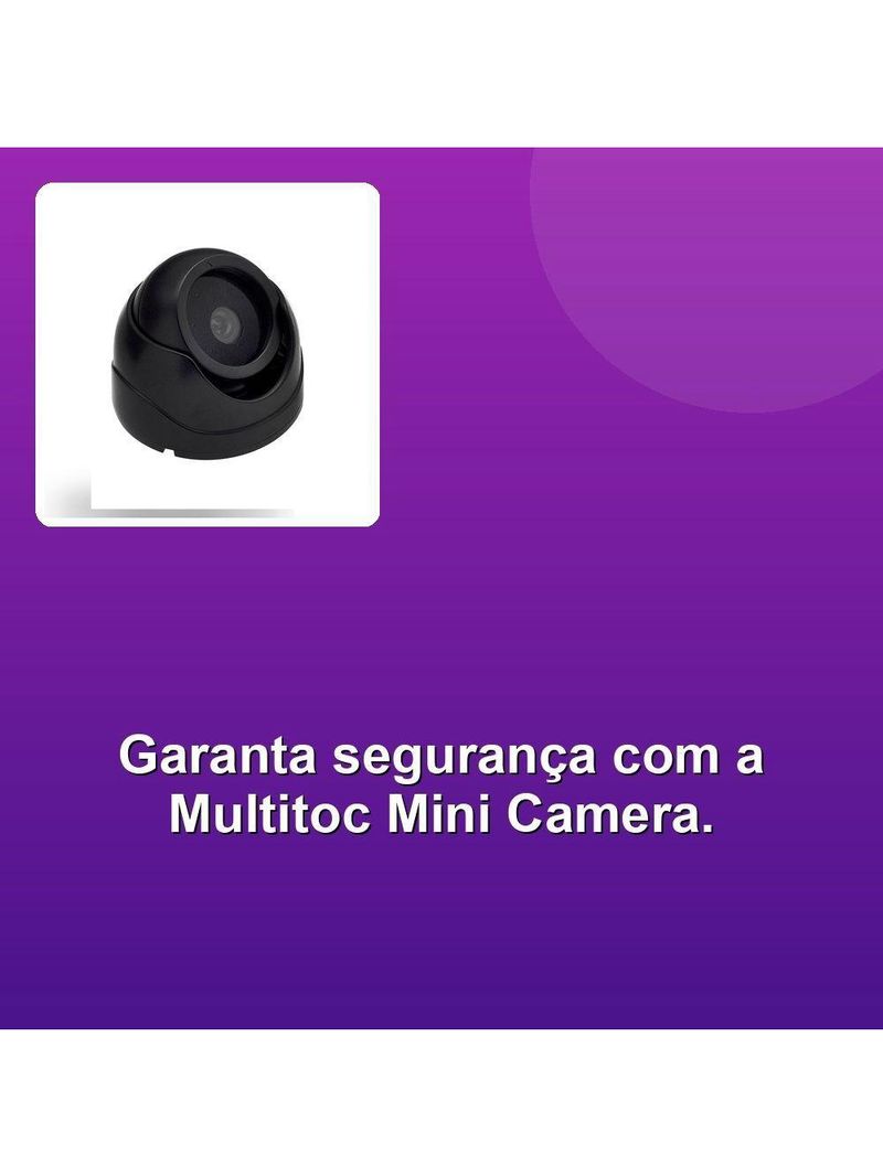 Multitoc Mini Camera Dome Ccd P&b