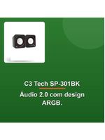 Caixa De Som C3 Tech Portátil 3w Preta