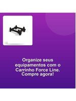 Carrinho Gabinete Nobreak Force Line Preto Rodinhas