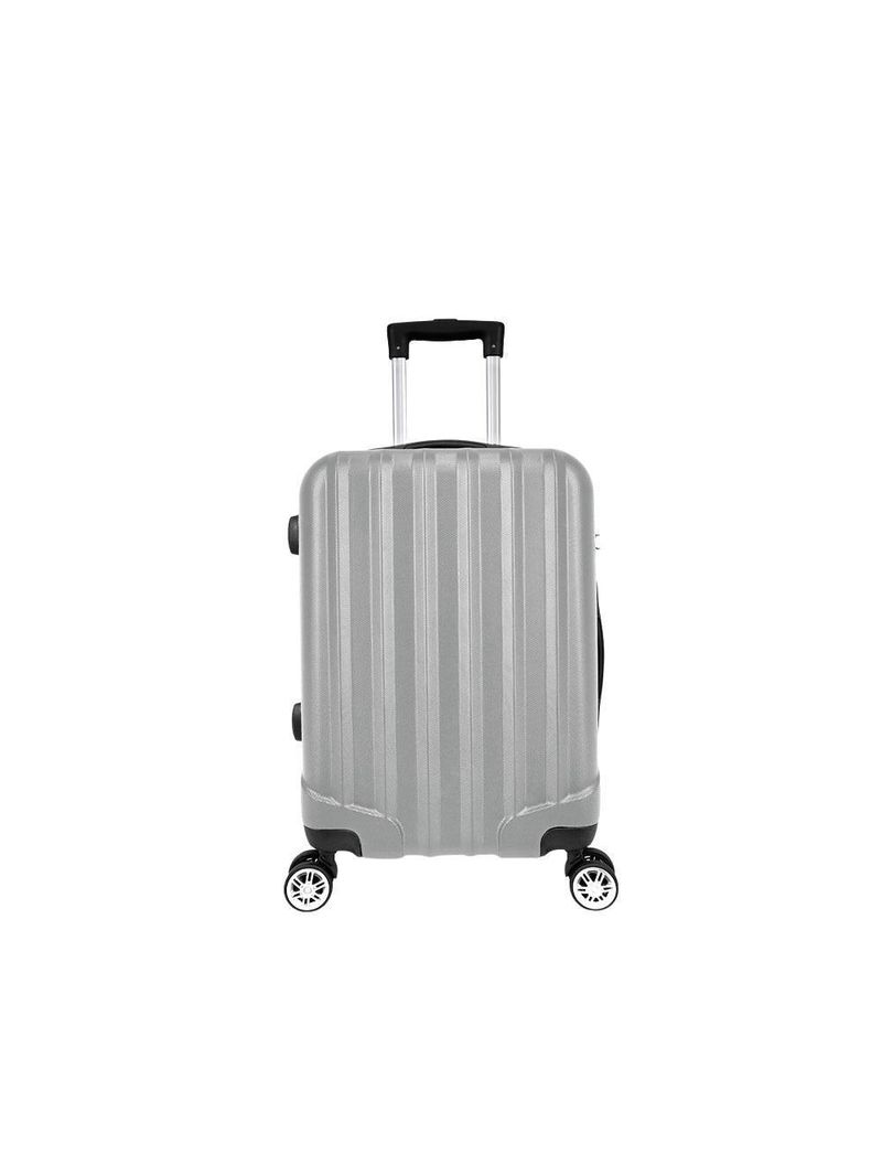 Mala de Bordo ABS 4 Rodas Future Fortt Prata MFB01-PR