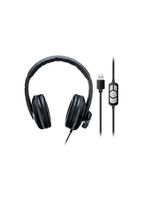 Headset Com Fio Hf700 Usb 210cm Ruído Preto