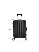 Mala de Bordo ABS 4 Rodas Future Fortt Preta MFB01-PT