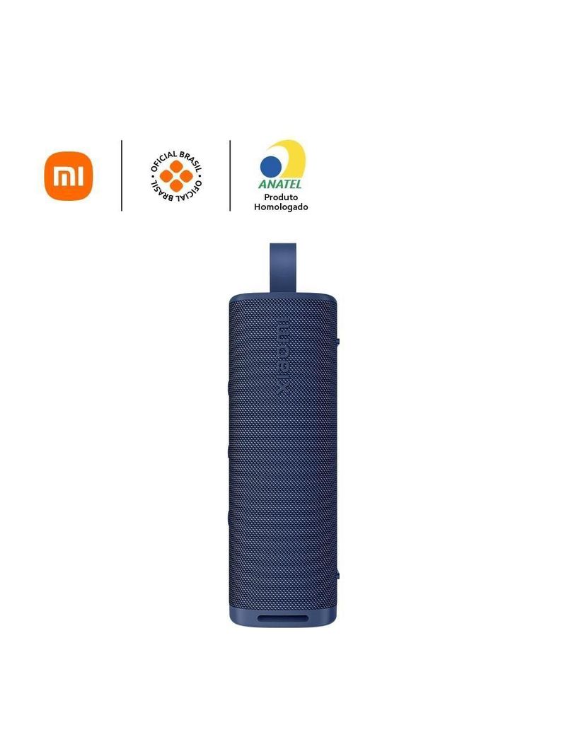 Caixa De Som Bluetooth Xiaomi 30W A Prova D'Água Azul