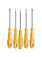 Jogo De Chaves De Fenda E Philips Amarelo Com 6 Peças - 41516506 - Tramontina Jogo De Chaves De Fenda 06pcs Tramontina