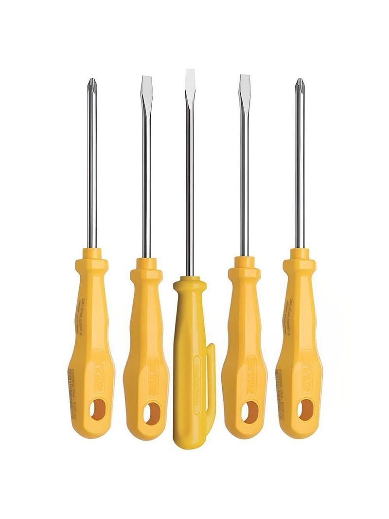 Jogo De Chaves De Fenda E Philips Amarelo Com 6 Peças - 41516506 - Tramontina Jogo De Chaves De Fenda 06pcs Tramontina