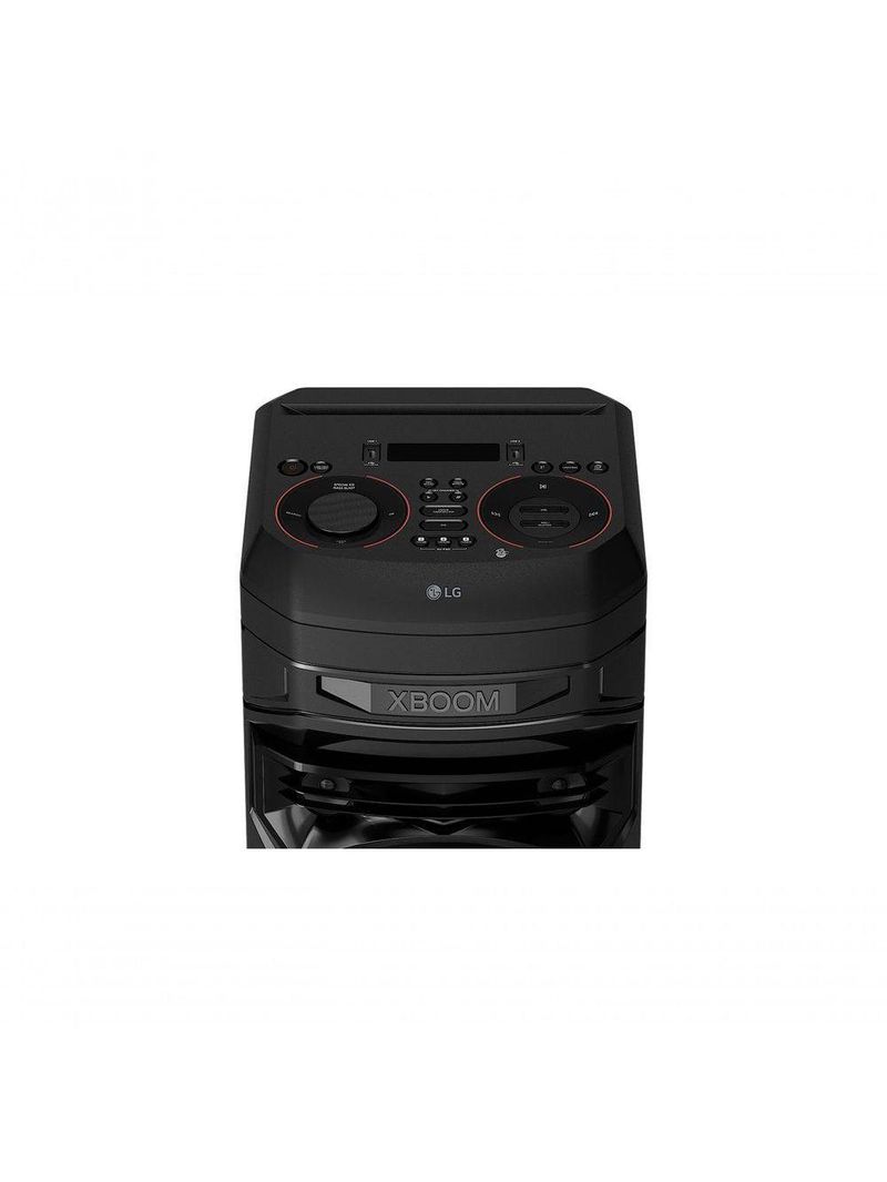 Caixa de Som Acústica LG XBOOM RNC5 Multi Bluetooth Graves Potentes Karaokê Função DJ Entrada de Microfone e Guitarra