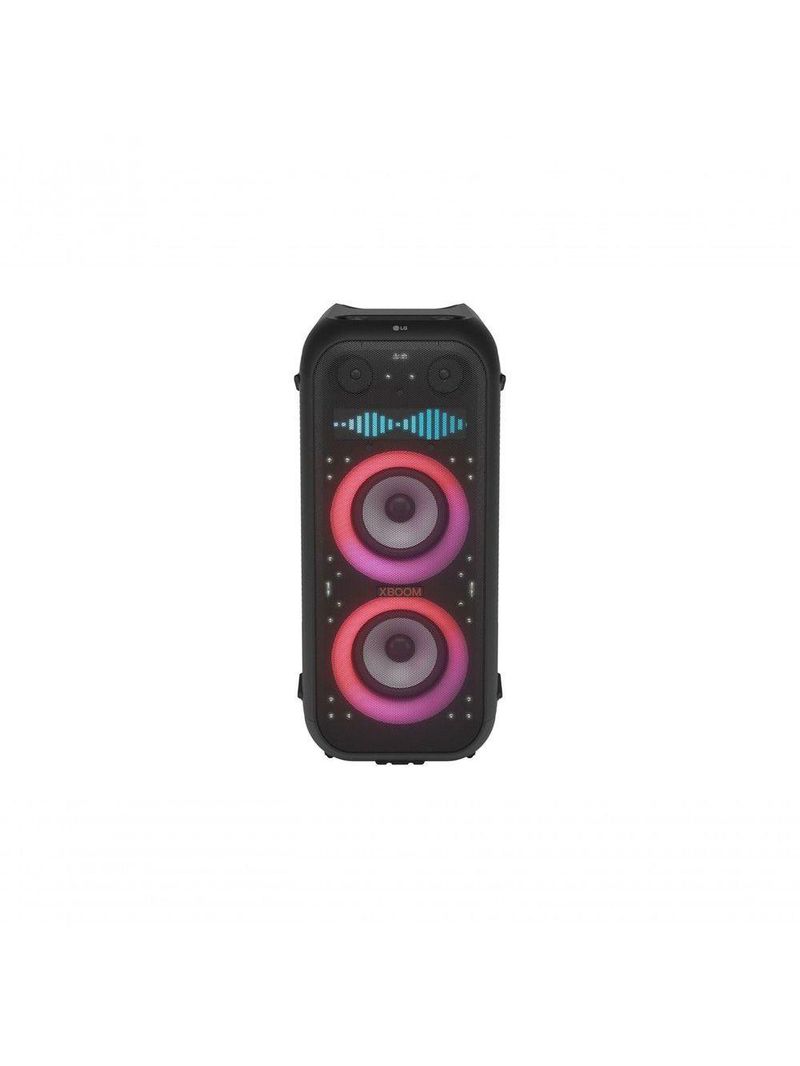 Caixa de Som Party Speaker LG XBOOM XL9 - 1000W RMS, Visor de Pixel LED, IPX4, Bluetooth 51, Sound Boost, Alça e Rodas