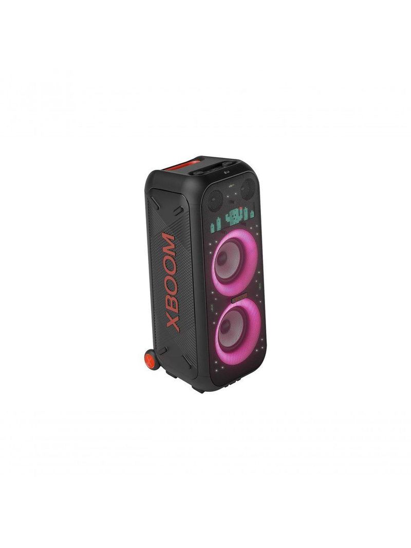 Caixa de Som Party Speaker LG XBOOM XL9 - 1000W RMS, Visor de Pixel LED, IPX4, Bluetooth 51, Sound Boost, Alça e Rodas