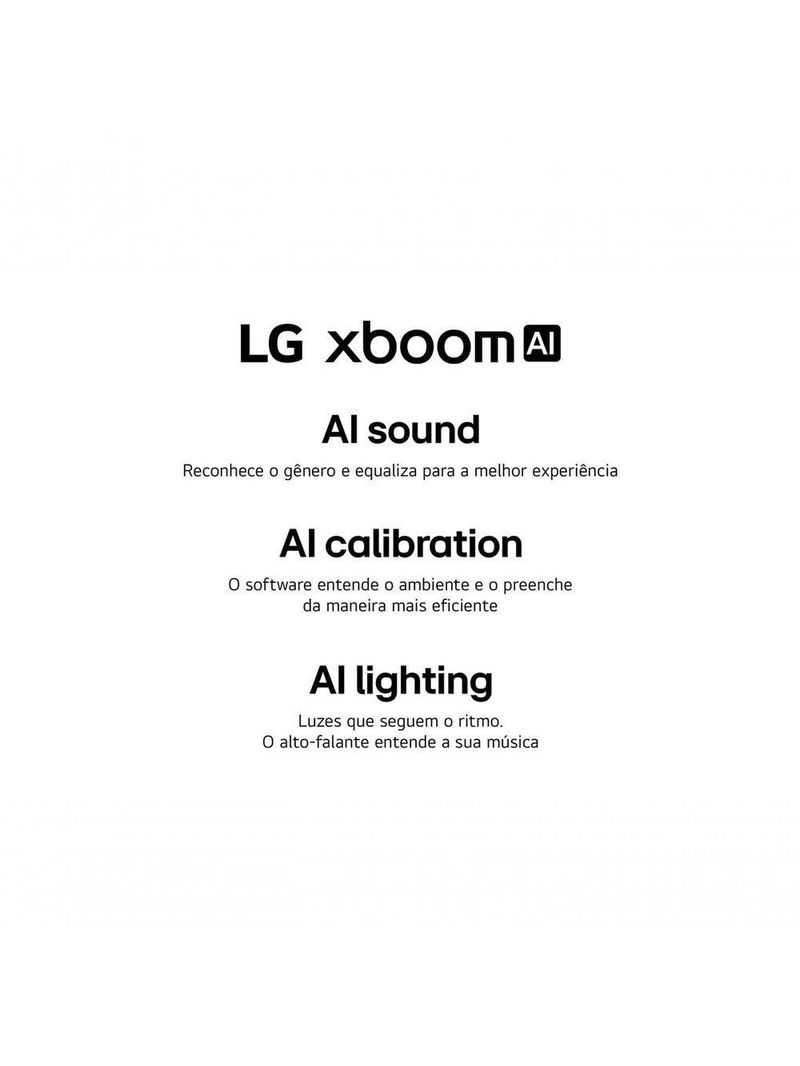 LG XBOOM Bounce By - Caixa De Som Bluetooth Com Radiadores Passivos