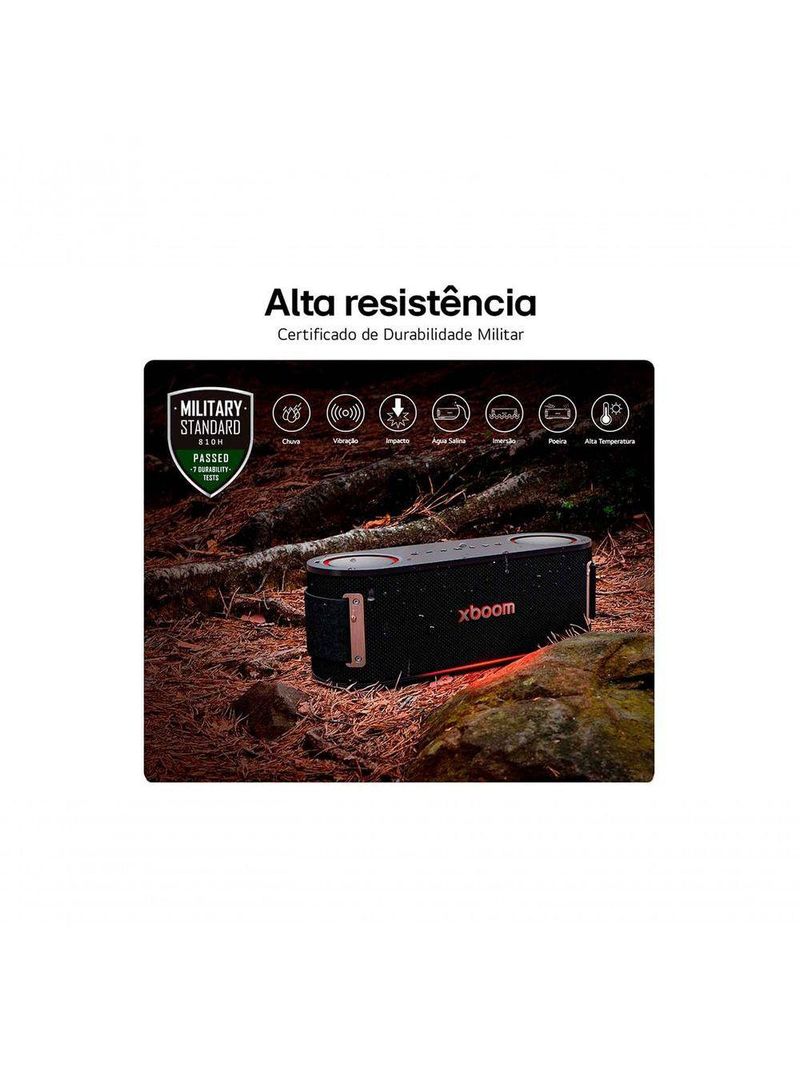 LG XBOOM Bounce By - Caixa De Som Bluetooth Com Radiadores Passivos