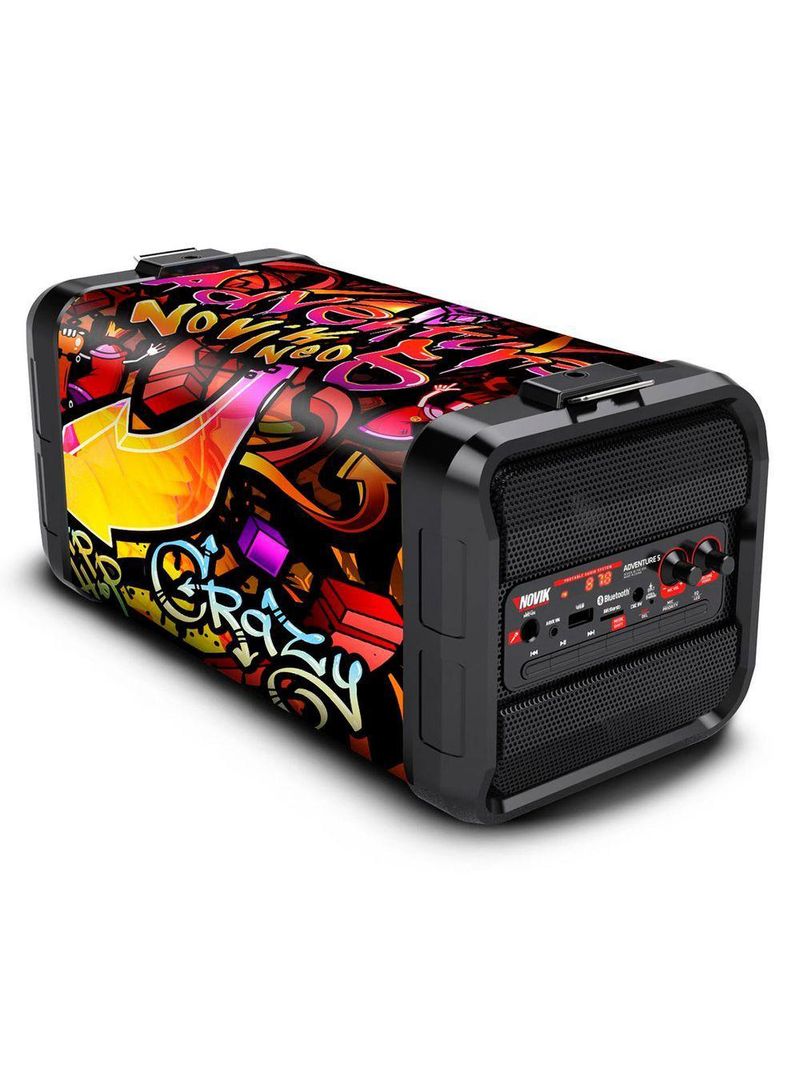 Caixa De Som Bluetooth-usb-sd 120w Com Bateria Neo Adventure 5