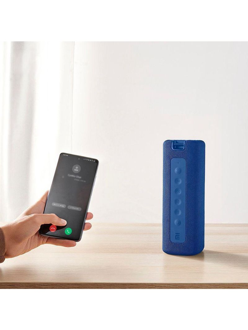 Caixa De Som Bluetooth Xiaomi 16w A Prova D'Água Azul