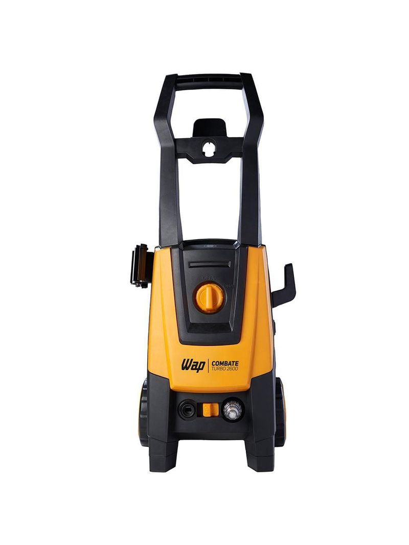 Lavadora de alta pressão wap combate turbo ultra 2600 2100psi com mangueira desentupidora e lança com bico regulável - 1700w