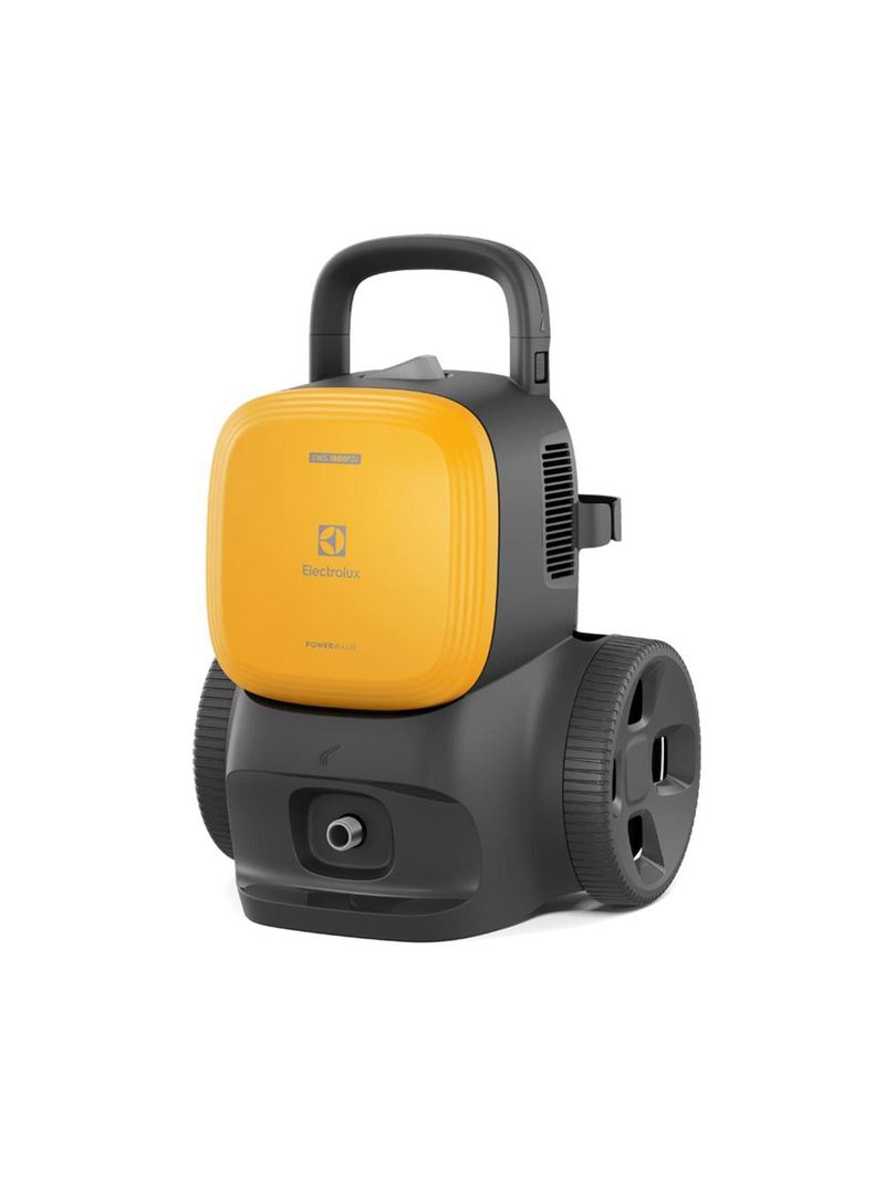 Lavadora de alta pressão electrolux powerwash 1400w com 1800psi, alça retrátil, engate rápido, bico vario, stop total e aplicador de detergente