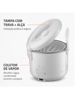 Panela elétrica de arroz mondial bianca rice pe-10 10 xícaras - branca