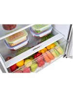 Geladeira hisense frost free 466l duplex inverter rt3n461 portas planas prateleiras de vidro econômica inox