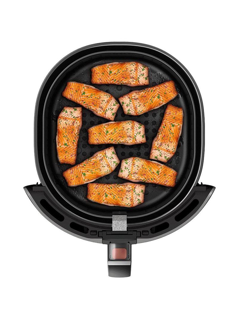 Fritadeira elétrica sem Óleo air fryer electrolux family efficient por rita lobo eaf50 5l grafite