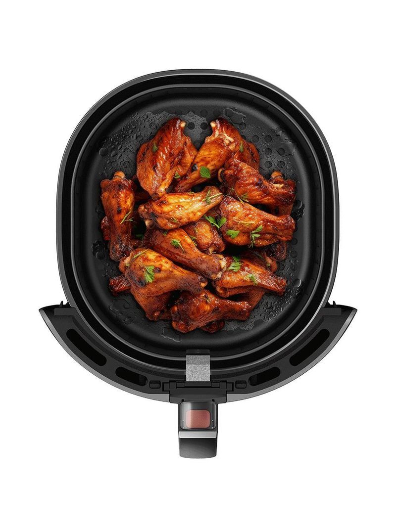 Fritadeira elétrica sem Óleo air fryer electrolux family efficient por rita lobo eaf50 5l grafite