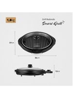 Grill mondial redondo smart grill g-04