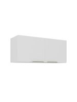 Armário aéreo para geladeira itatiaia renova com 2 portas e 80cm de largura – branco neve