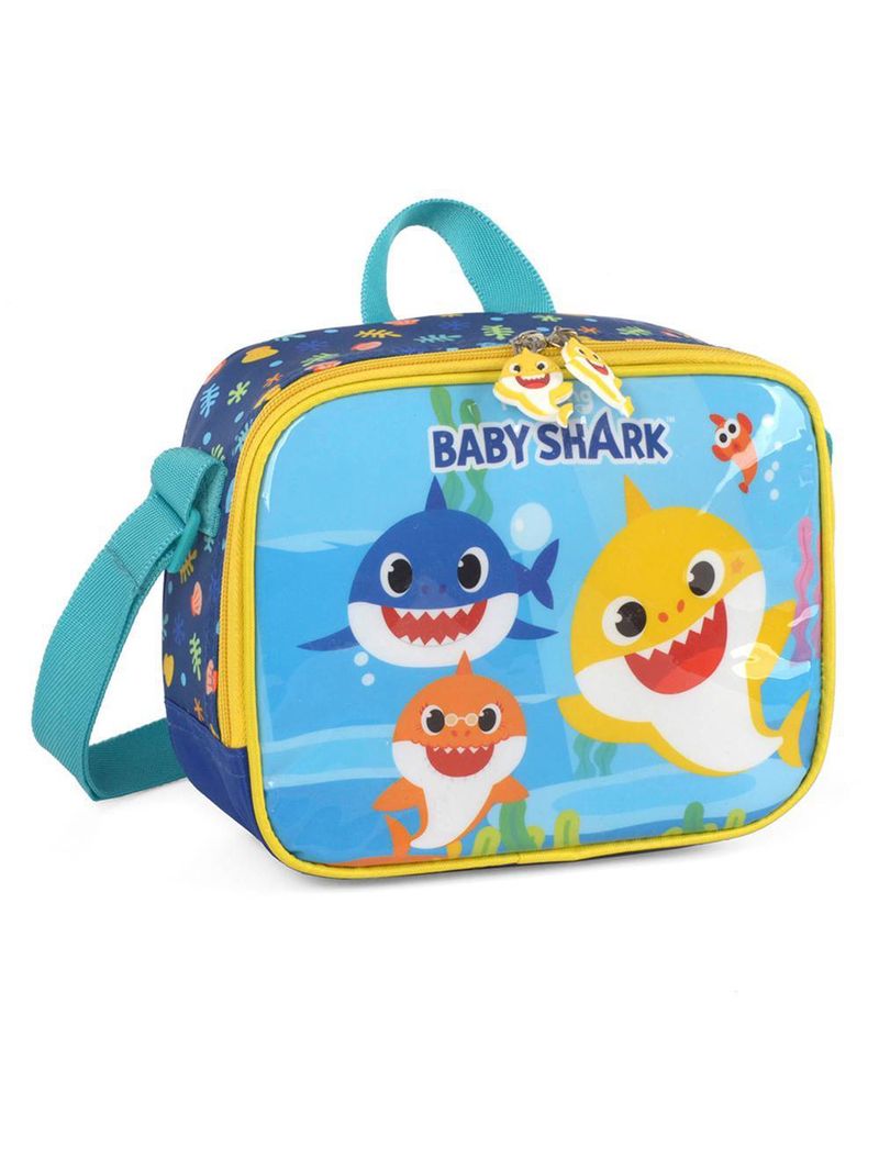 Lancheira baby shark  22k lx azul