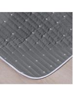 Kit Cobre Leito Solteiro 2 Peças Bordado Urbany Hipercal 400 Fios 100% Poliéster - Cinza