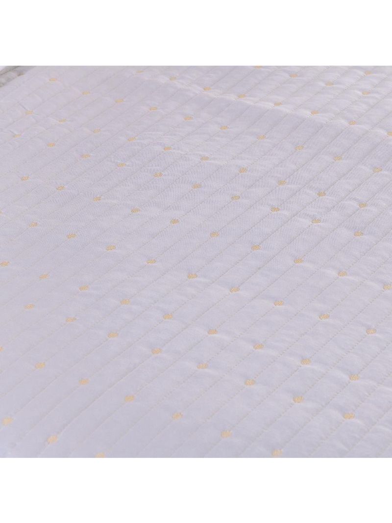 Kit Cobre Leito Queen 3 Peças Bordado Urbany Hipercal 400 Fios 100% Poliéster - Branco