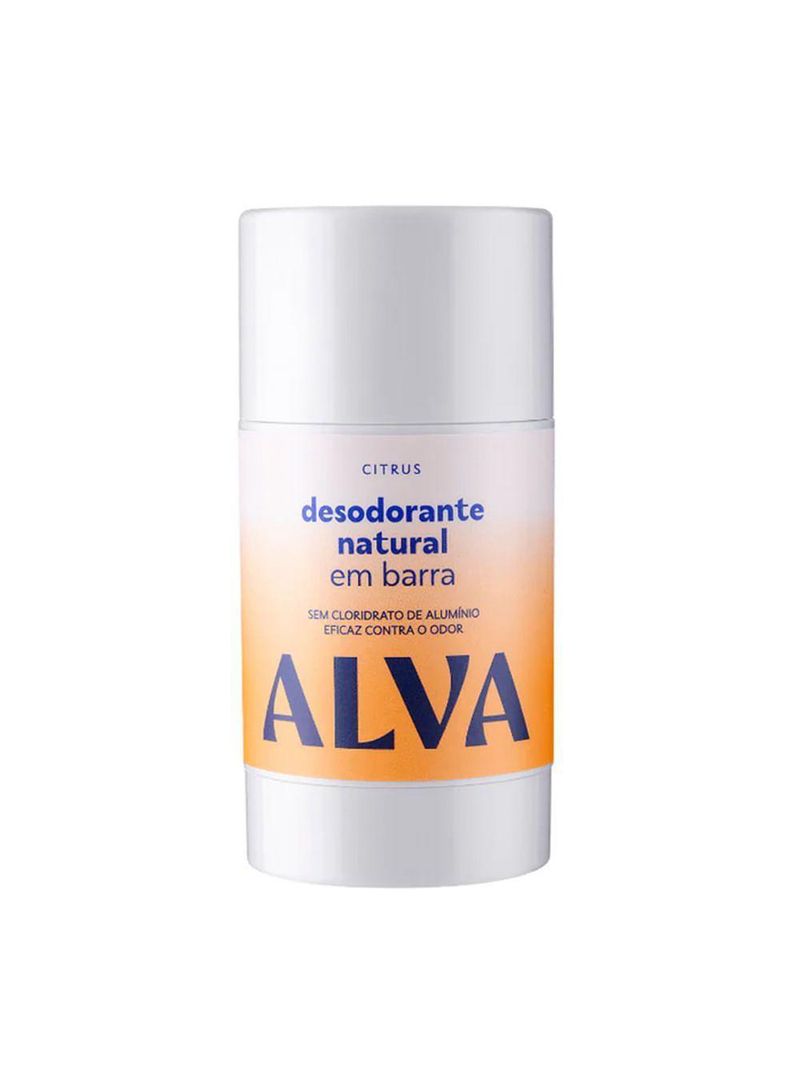 Alva Citrus Vegano - Desodorante Em Barra 55g